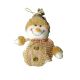Hanging Snowman Golden 5.5in