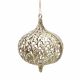 Christmas Ornament Sphere Champagne 12cm (130-0700468)
