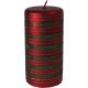 Santini Pillar Candle 3 x 6 Red / Green (200-6400359)
