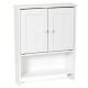 Zenna Home Cottage Wall Cabinet White (9114W)