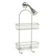 InterDesign Classico Satin Silver Shower Caddy 26x12 in.