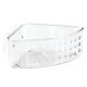 InterDesign Corner Shower Basket Clear