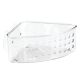 InterDesign Corner Shower Basket Clear