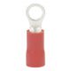 22-16 AWG Red Insulated Ring Terminal 10pc