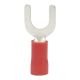 12-16 AWG Red Insulated Spade Terminal 10pc