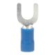 16-14 AWG 8-10 Stud Size Blue Insulated Spade Terminal 10pc