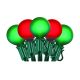 Globe Light Set Red/Green 24in 25 lights