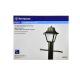 1 light Black Post Top Lantern (30270)