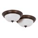 Home Delight Ceiling Lamp Dark Wood 2 pk (4729DUO-13-DW)