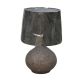 Decorative Table Lamp Ceramic Burlap Round 21 in.