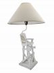 Wood Lifeguard Chair Table Lamp 27in