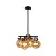 Xtricity Freedom Pendant Fixture 4 Lights Black/Chrome (5-90208)