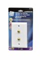 Wall Plate Dual Coax White (3101219)