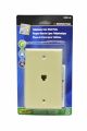 Wall Plate Flush Telephone Line Ivory (33076)