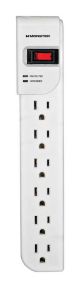 Surge Supressor 6 Outlet White (3492451)
