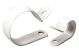 1in Cable Clamp Plastic White 4pc