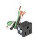 Snap-In Electrical Receptacle 15 Amp 125V