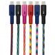 Braid Type C To USB Charging Cable 10ft Assorted Colours (GP-XL-BRD-C )