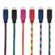 Micro USB Braided Cable Assorted 10ft  (GP-XL-BRD-M)
