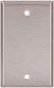 Blank Wallplate Stainless Steel 1 Gang  2in x 4in (7091)