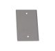 Grey Weatherproof Rectangular Blank Cover Plate (1987)