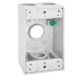 Weatherproof Box White 4 Hole