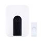 Heath Zenith Black/White Plastic Wireless Door Chime Kit (3002188) (SL-7306-03)
