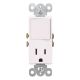 Decora Switch with Outlet 15A - 120V / 125V White (4363)