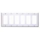 Decora GFCI Wall Plate 6 Gang thermoset