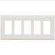 Decora Plate 5 Gang White (TP265W) (2165W)