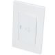 Surtek Doorbell Plate White (P618B)