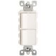 Decora Switch 2 Gang 3 Way 15A White (LMS2113)