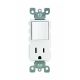 Decora Switch with Outlet Flush 15A White (LMS521)