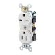 Narrow Body Duplex Receptacle 5031-W 15 Amp 125/250V