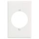 Plug Plate White 1 Gang (2068w) for 32B