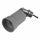Weatherproof Lampholder with Leads, Grey (14330)