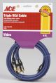 Triple RCA Cable 6ft (33812)