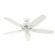 Hunter Newsome Indoor Ceiling Fan White (53319)