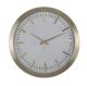 Analog Wall Clock Golden Round 15.75 in. (423-161207)