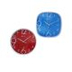 Wall Clock Square or  Round Assorted Colours (602-73743)