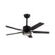 Vision Celing Fan with LED Light and Remote Bronze  52 in. (AOE-BJ0910-116)