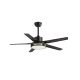 Vision Celing Fan with LED Light Black 52 in. (AOE-BJ0910-119)