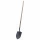 Long Handle Wood Round Point Shovel 47in (70018)