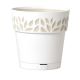 Deroma Leaf Planter White 7.5in