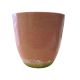 Flower Pot Orange/Grey 8in (Y-17-7BPT)