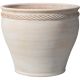 Campana Planter White Terracotta 12in