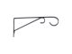 Panacea Steel Black Plant Bracket 12in W x 4in H x .6in D