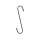 Panacea Black Extender Steel Hook 12in 2pk