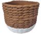 Basket Planter Weave Multi 7in