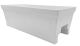 Plastic Deck Rail Planter White (7029946)